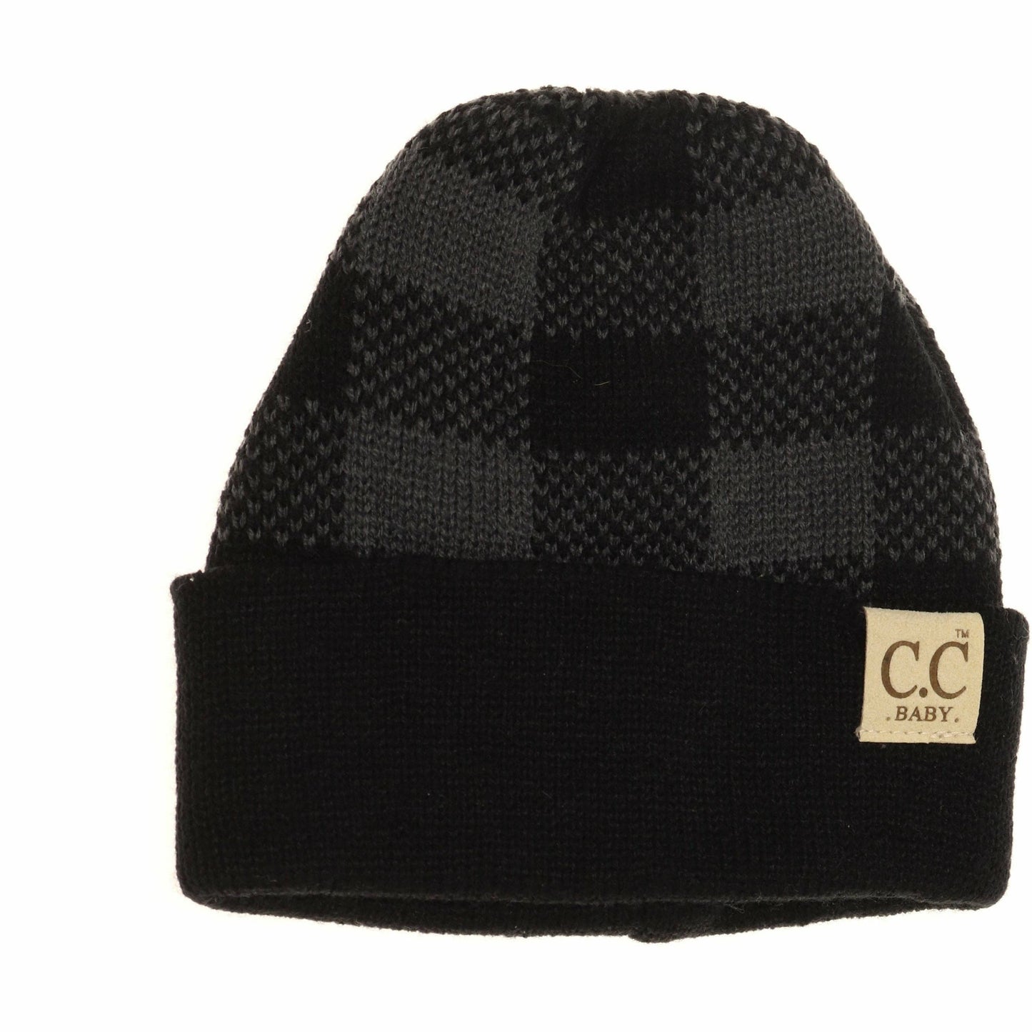 CC Newborn Plaid Beanie