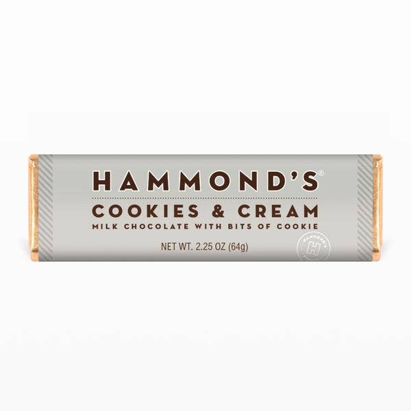 Hammond’s Cookies and Creme Milk Chocolate Bar