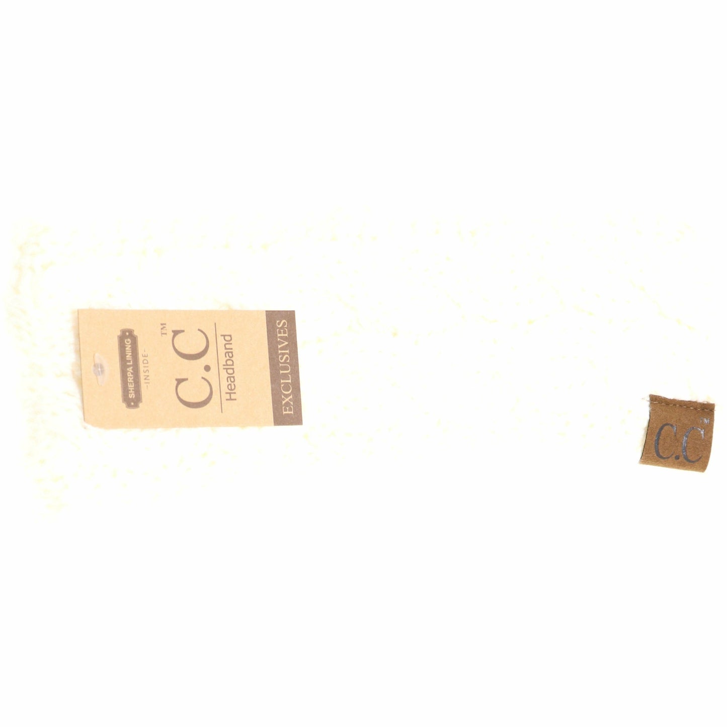 CC Beanie Solid Cable Knit Head Wrap