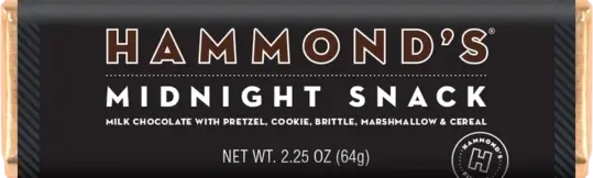 Hammond’s Midnight Snack Milk Chocolate Candy Bari
