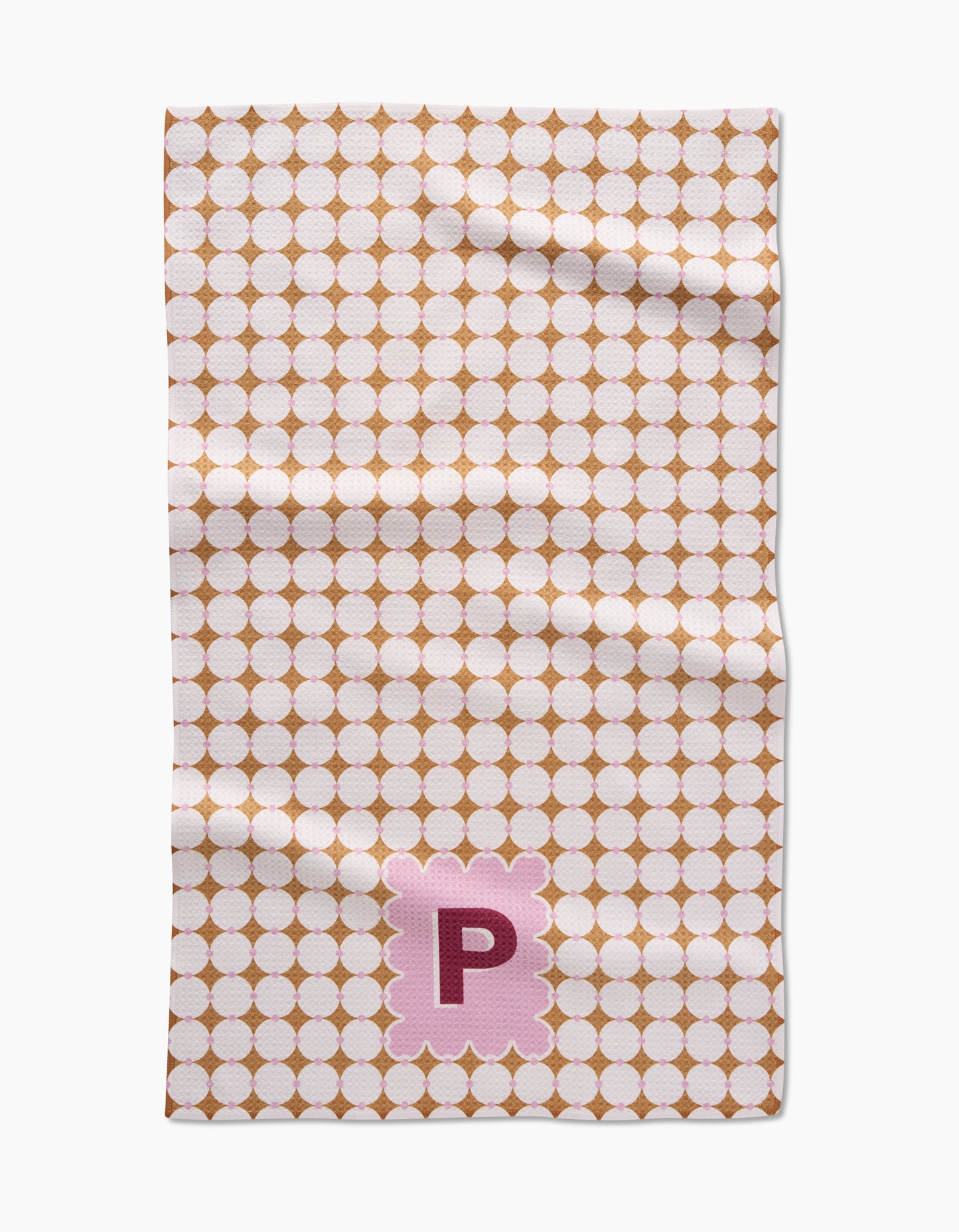 Geometry Monogram Tile Tea Towel