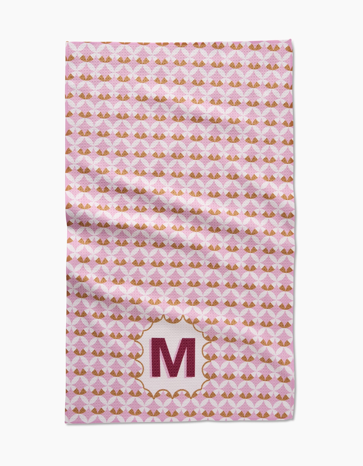 Geometry Monogram Tile Tea Towel
