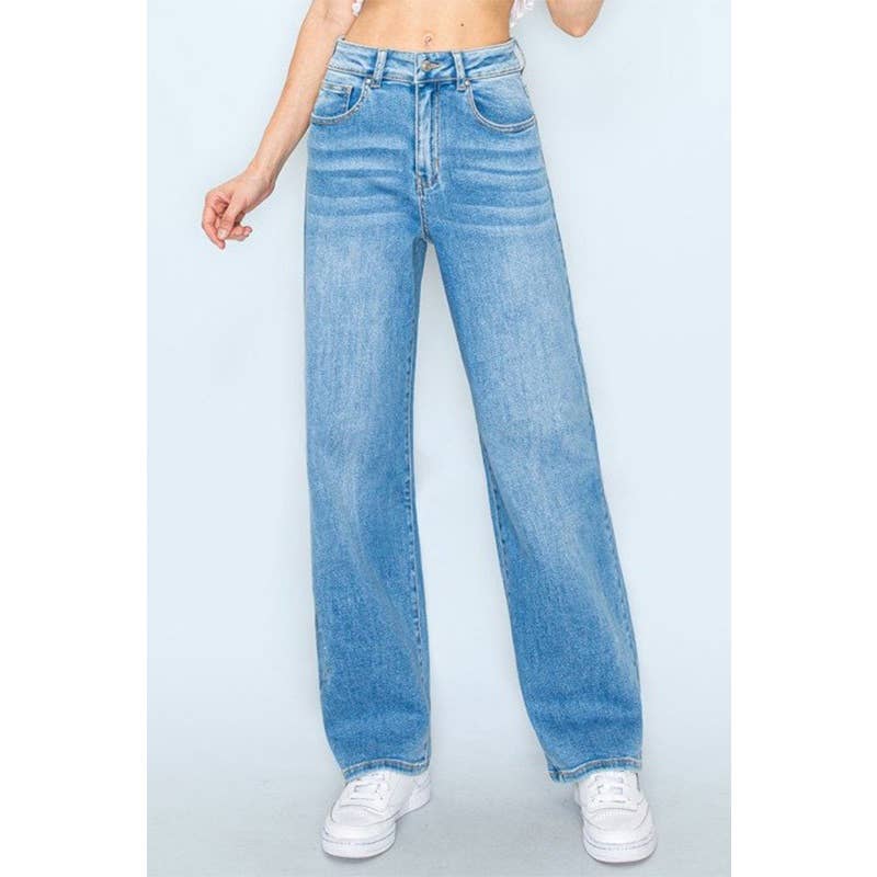 Orders high rise wax jeans