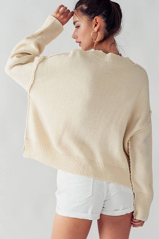 Rib Knit Weekend Sweater