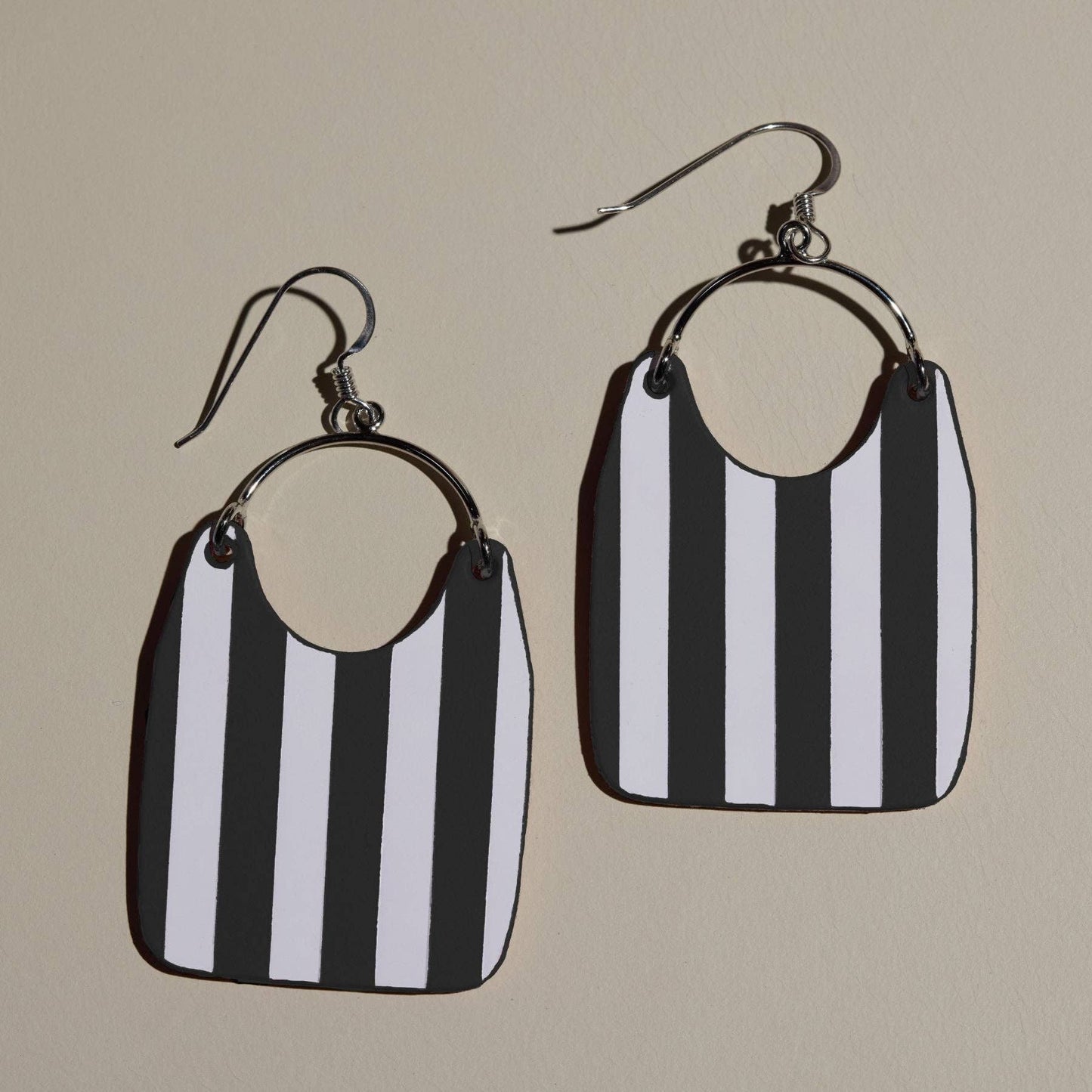 Nickel & Suede Black Stripe Charlies