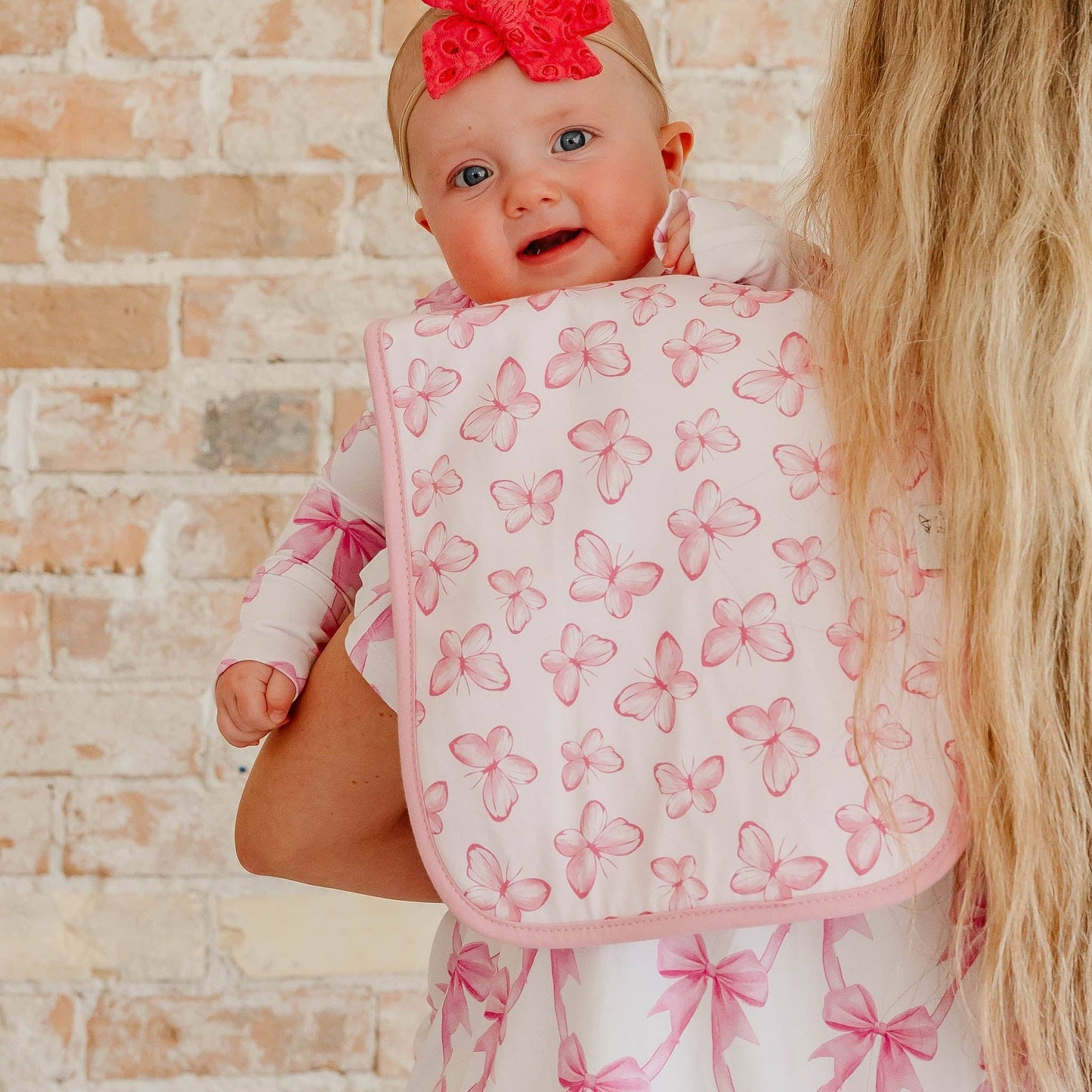 3 Pack Premium Burp Cloths - Bow My Gosh