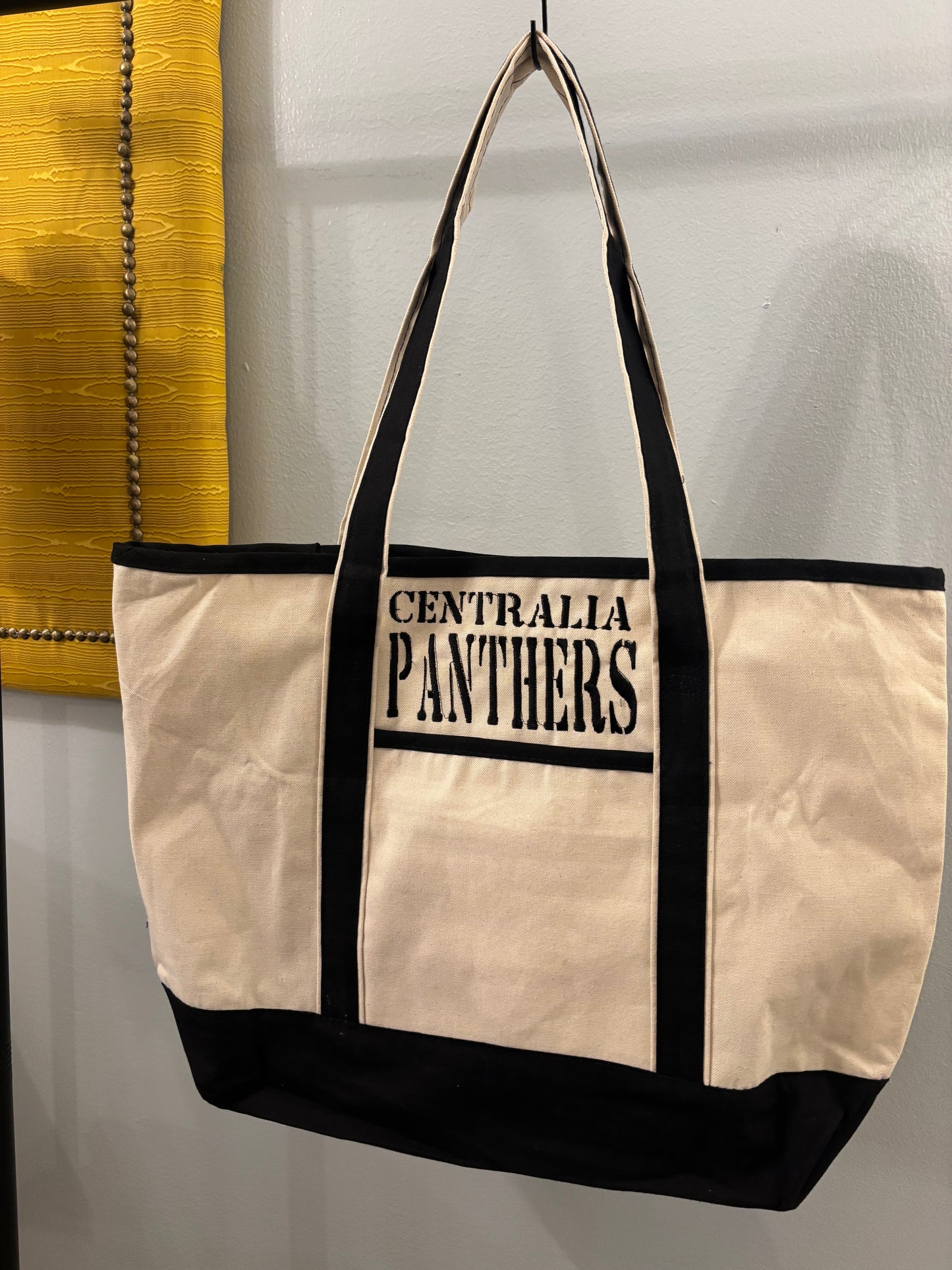 Canvas Tote-Panthers