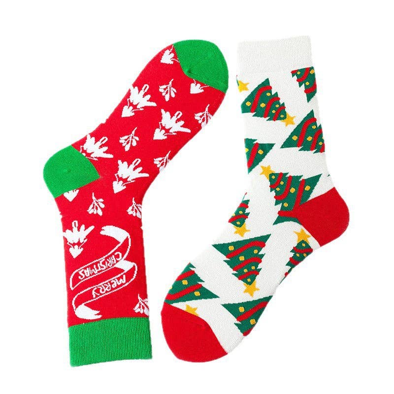 Classic Christmas Crew Socks