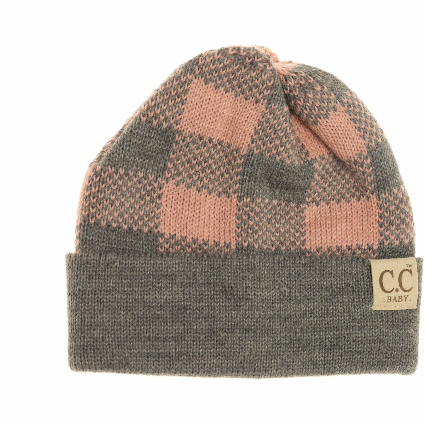 CC Newborn Plaid Beanie