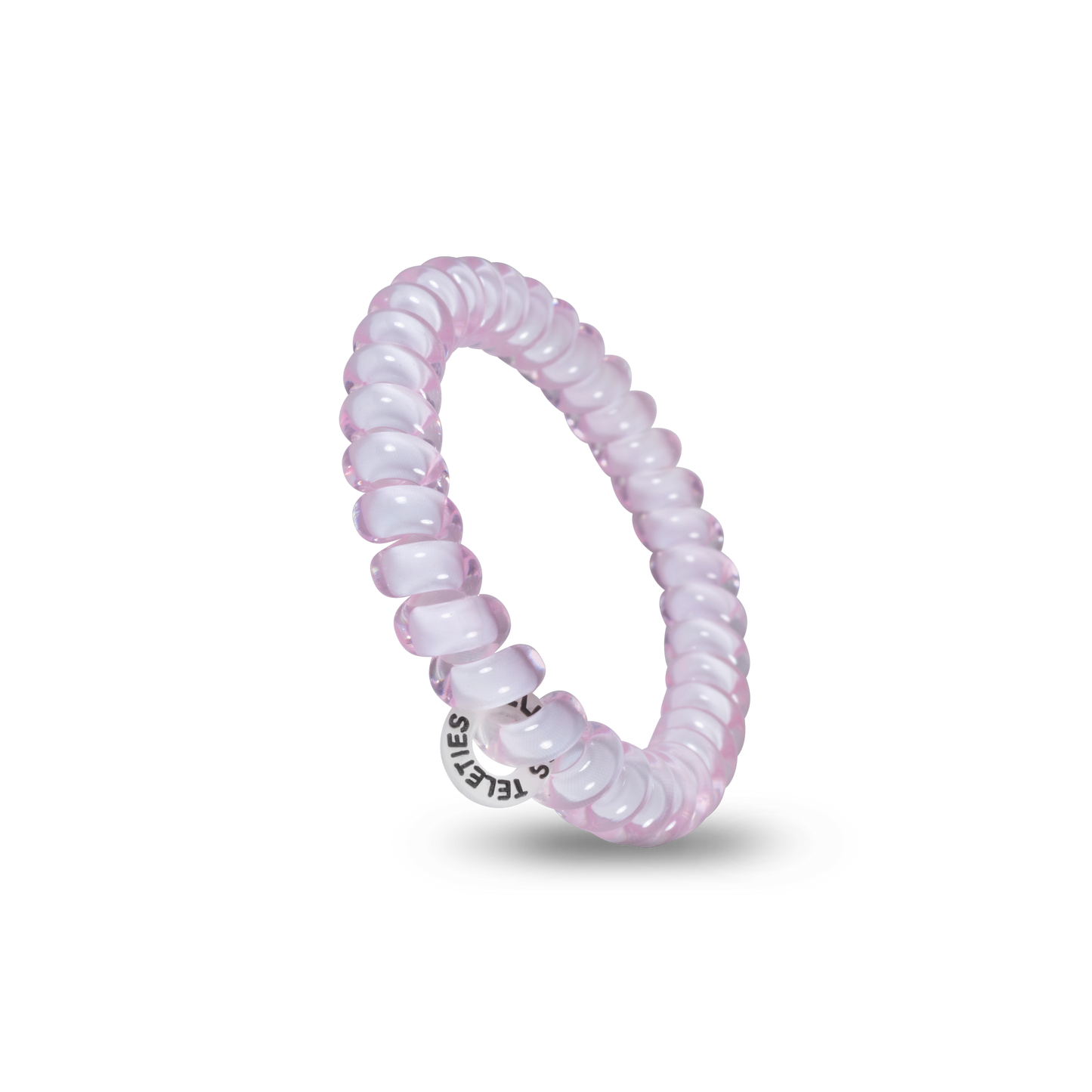 Teleties Spiral Hair Coils | Small | Rose Water Pink Hair Ties