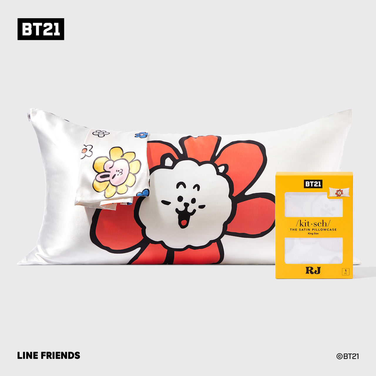 Kitsch x BT21 King Pillowcase - RJ