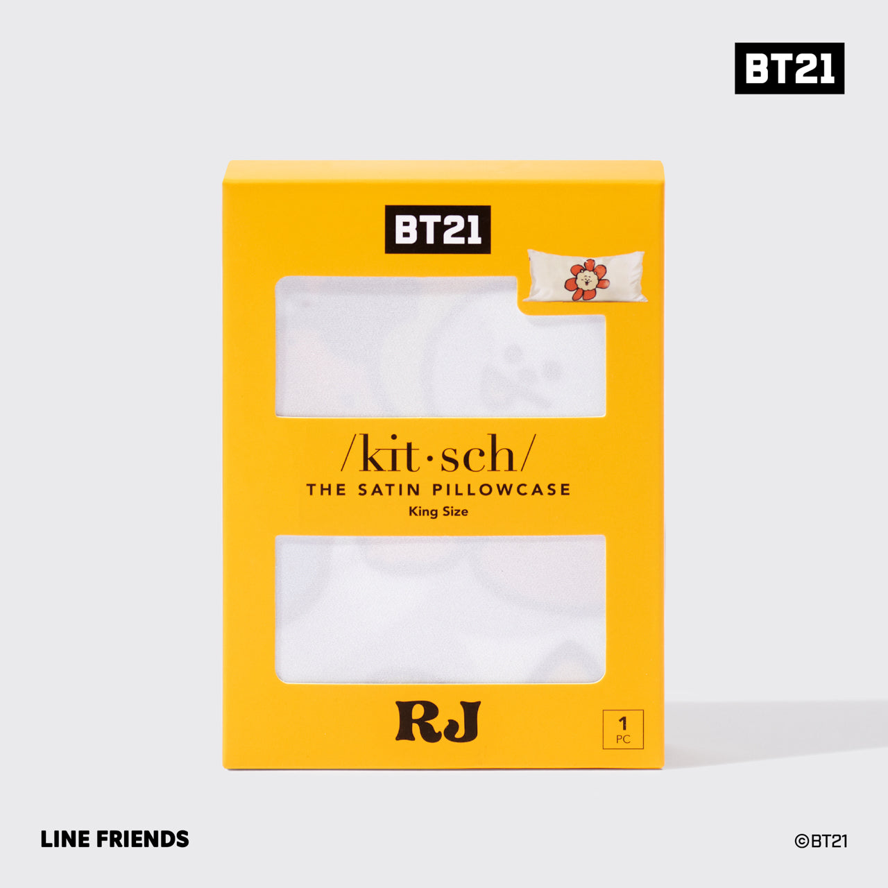 Kitsch x BT21 King Pillowcase - RJ