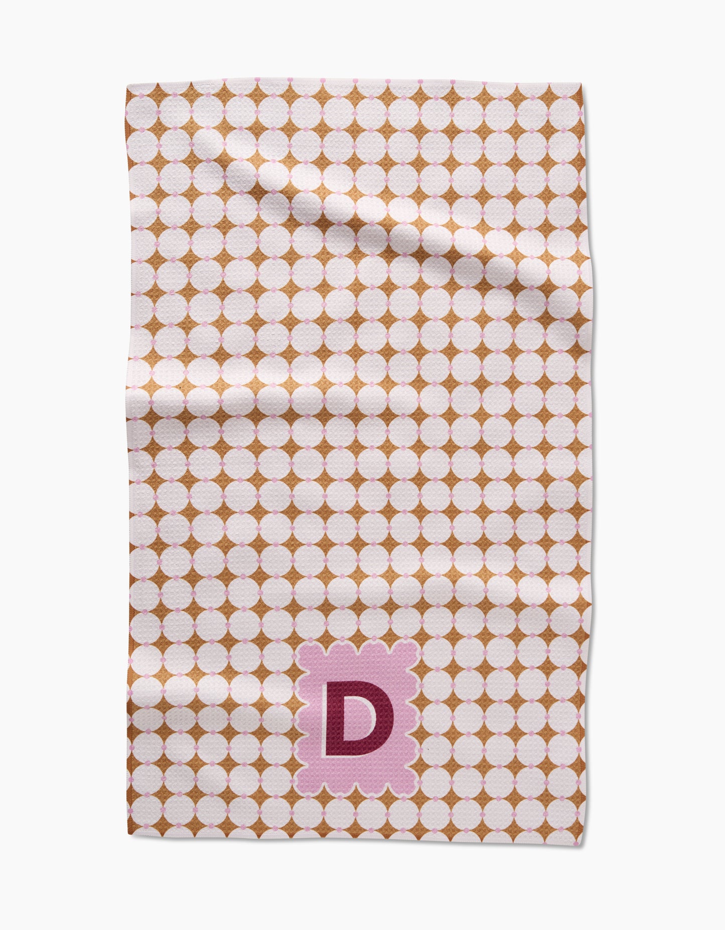 Geometry Monogram Tile Tea Towel