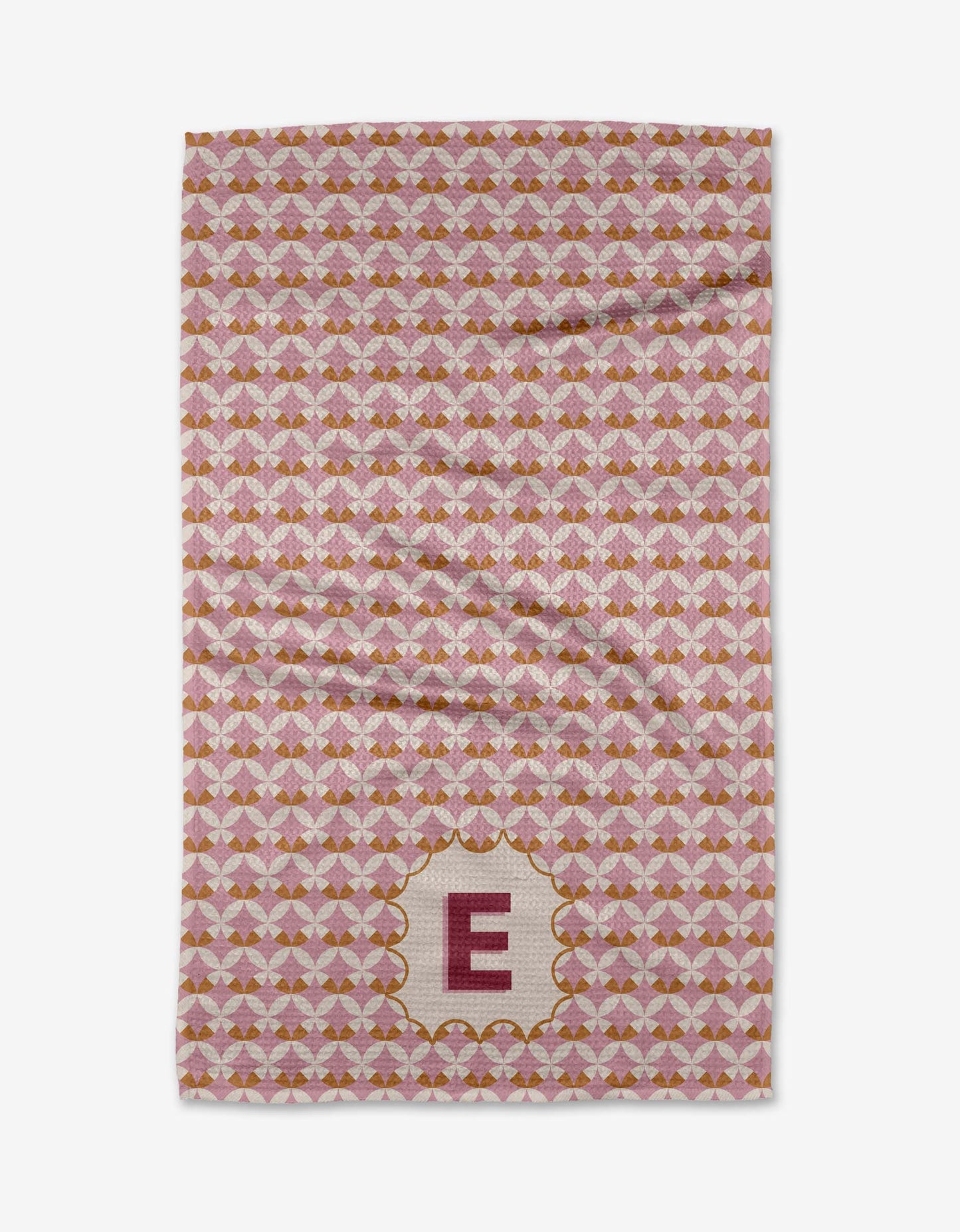Geometry Monogram Tile Tea Towel