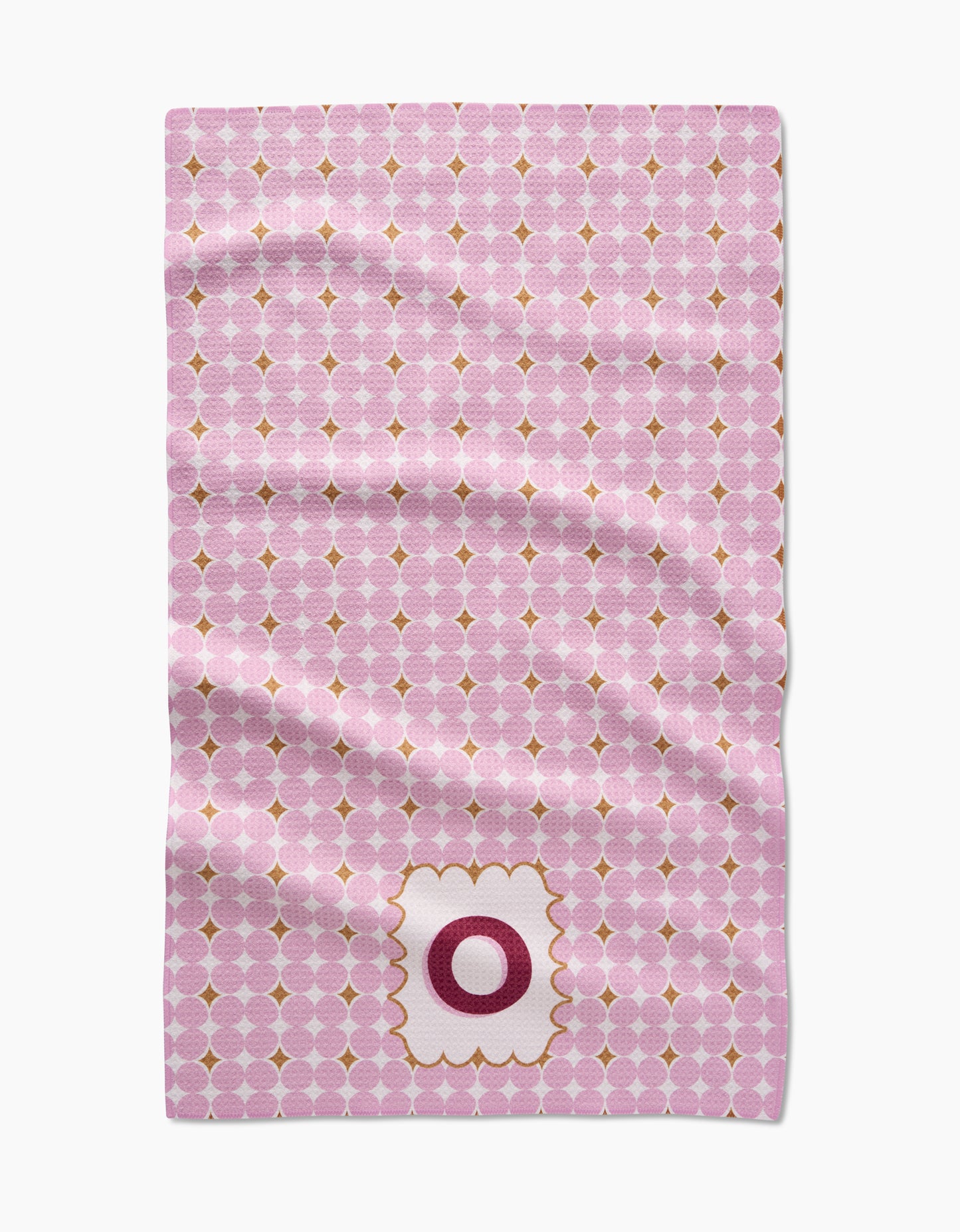 Geometry Monogram Tile Tea Towel