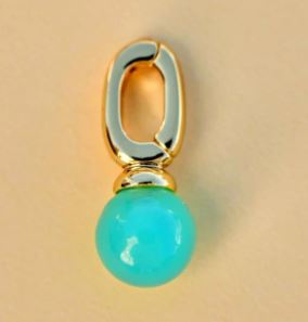 Pura Vida Harper Chalcedony Bead Charm