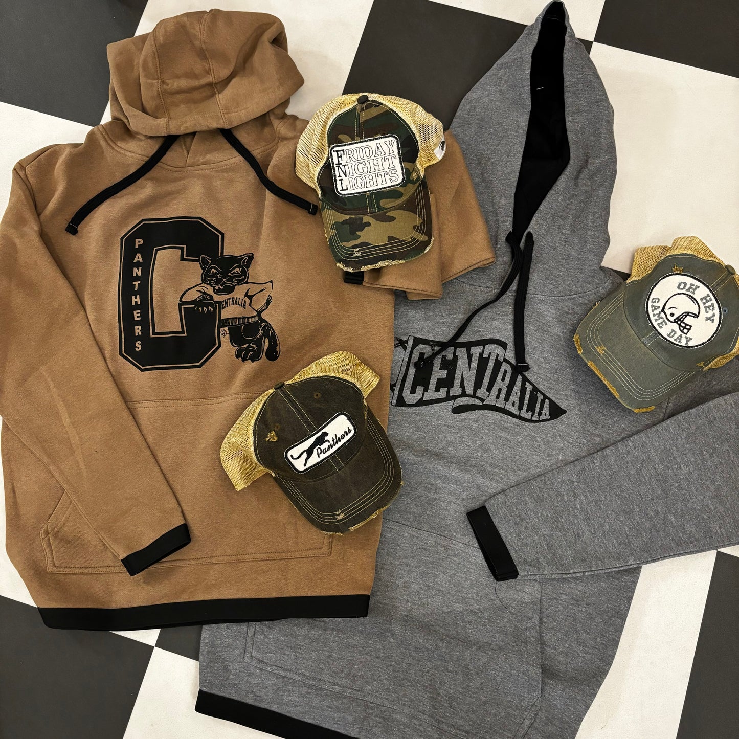 Vintage Centralia Panther Hoodie