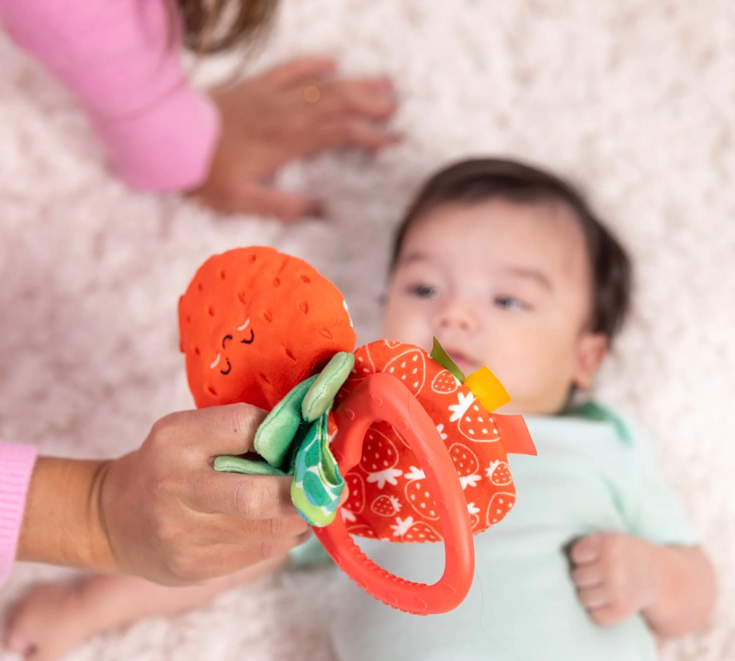Melissa & Doug Peek-a-Boo Berry Take-Along Teether