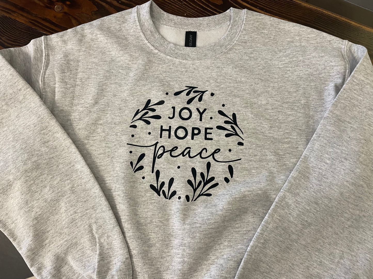 Joy Hope Peace Crewneck
