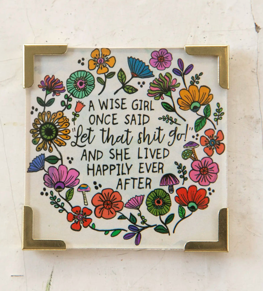 Natural Life Corner Magnet- Wise Girl