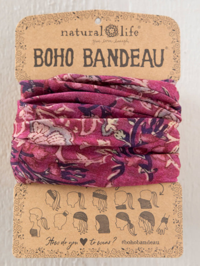 Natural Life Boho Bandeau- Mauve India Vibes
