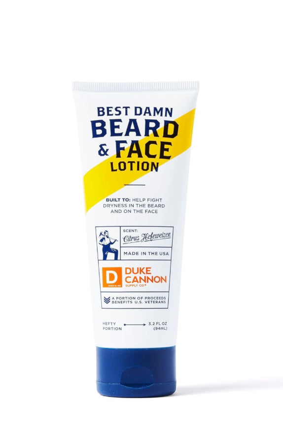 Duke Cannon Best Damn Beard and Face Lotion