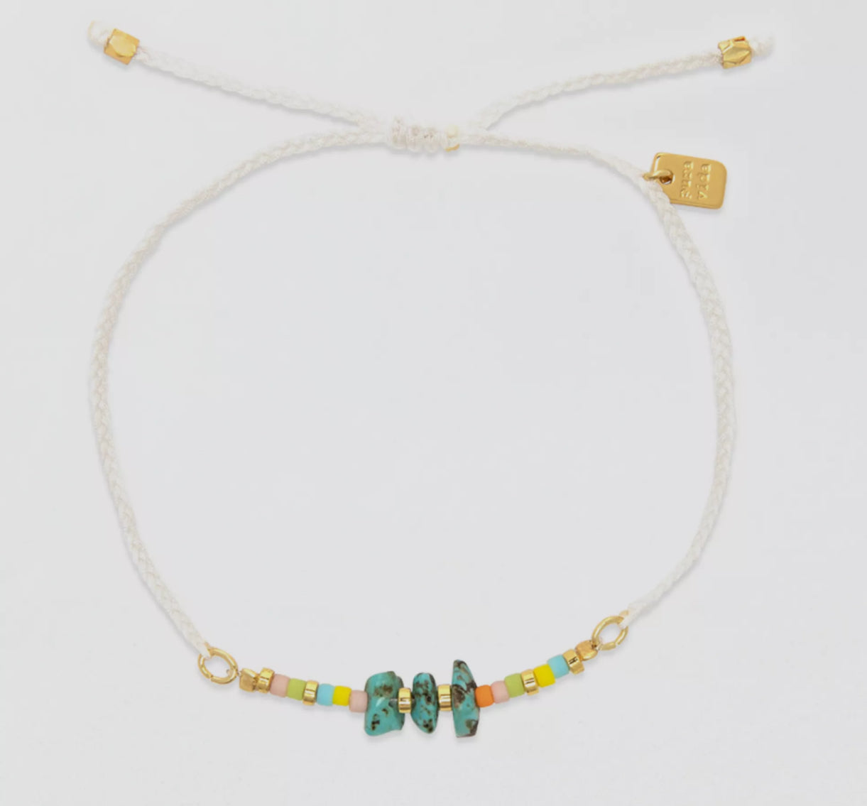 Pura Vida Dainty Solana Seed Bead GD Bracelet