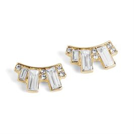Whispers Baguette Stone Stud Earring