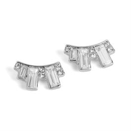 Whispers Baguette Stone Stud Earring