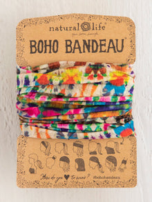 Natural Life Boho Bandeau-Fuschia Marigold