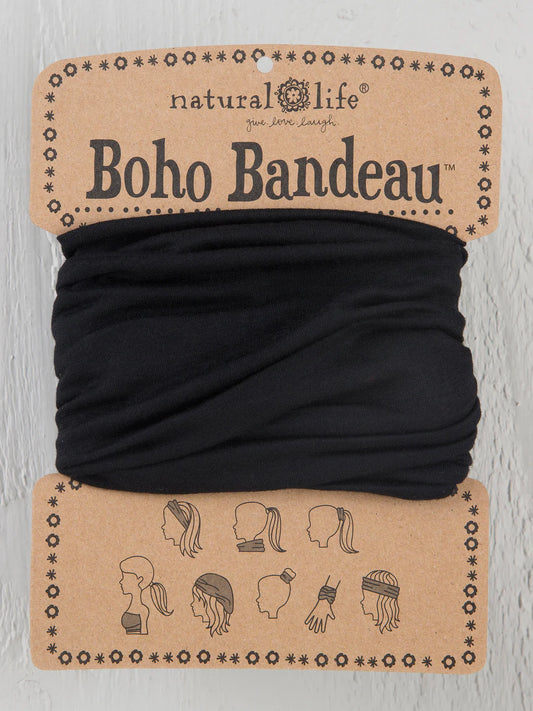 Natural Life Boho Bandeau-Black