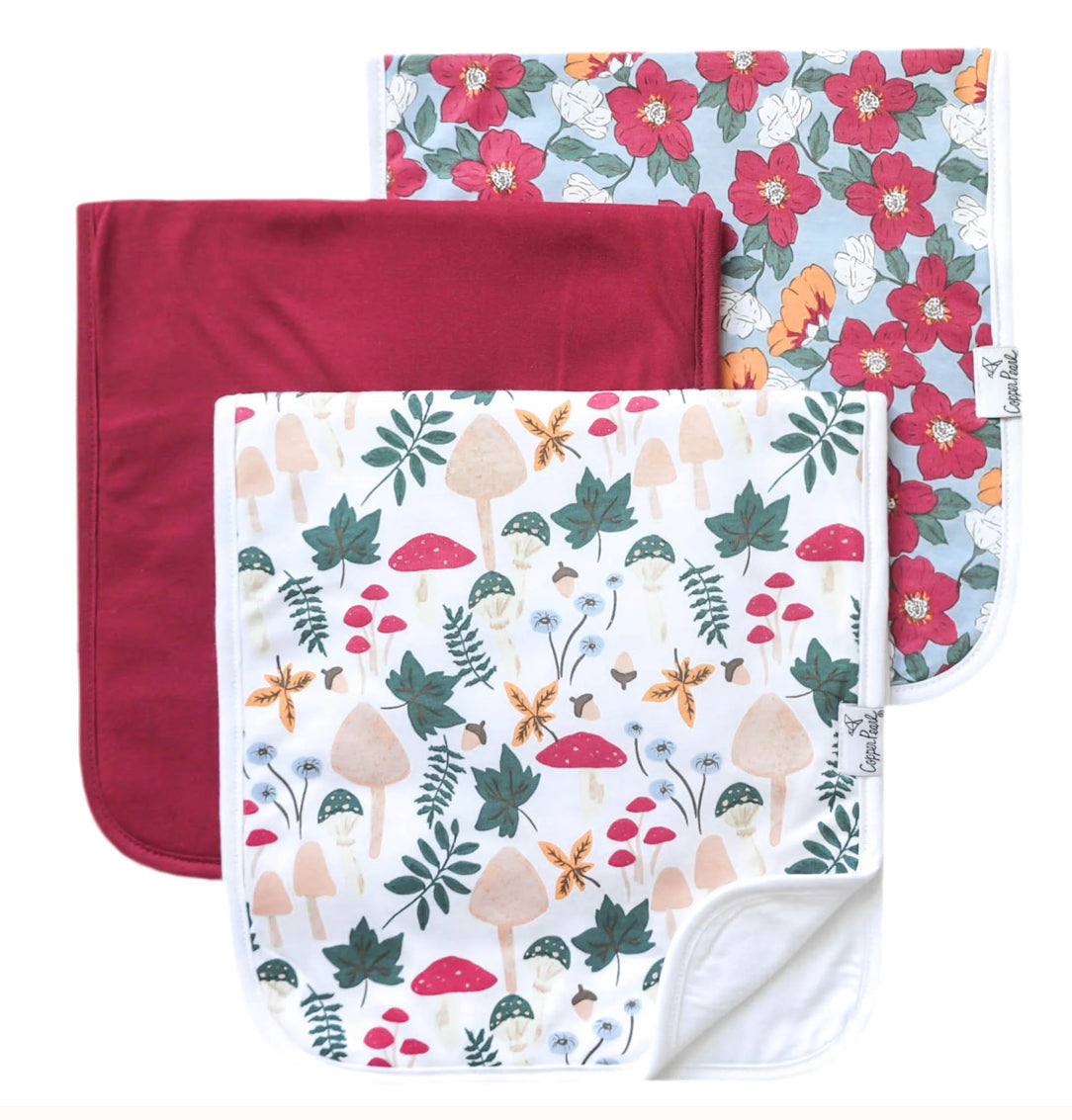 Premium Burp Cloths - Ivy