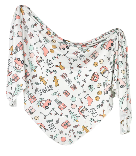 Knit Swaddle Blanket - Cindy
