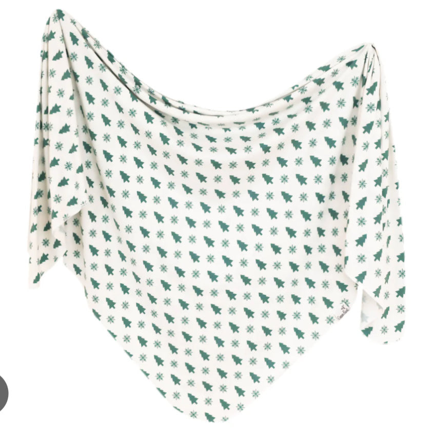 Knit Swaddle Blanket - Alps