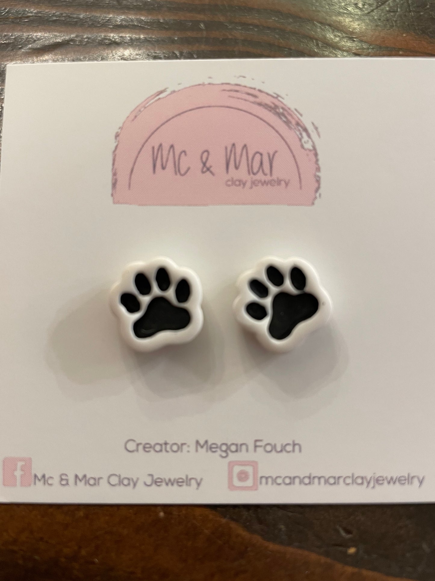 Mc & Mar Post Clay Earrings