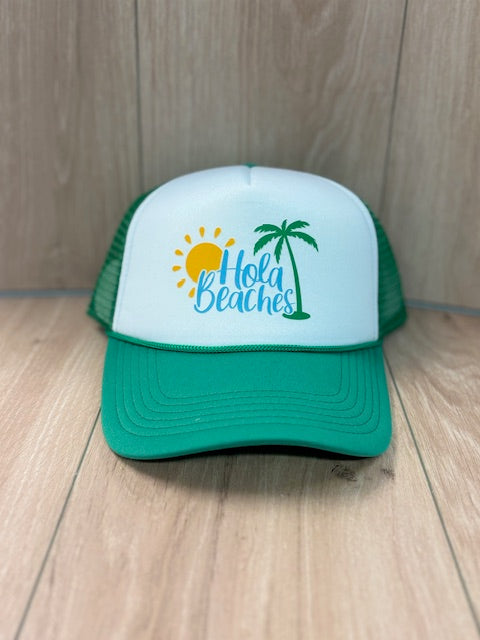 Hola Beaches Foam Trucker Hat