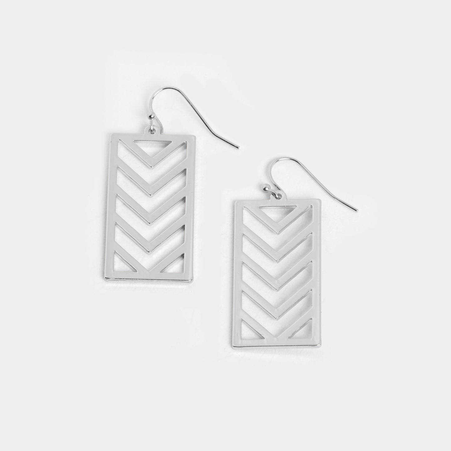 Whispers Chevron Drop Earring