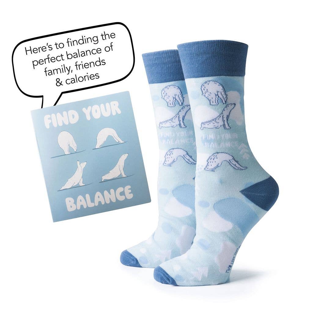 Two Left Feet Holiday Giftable Sock Cards