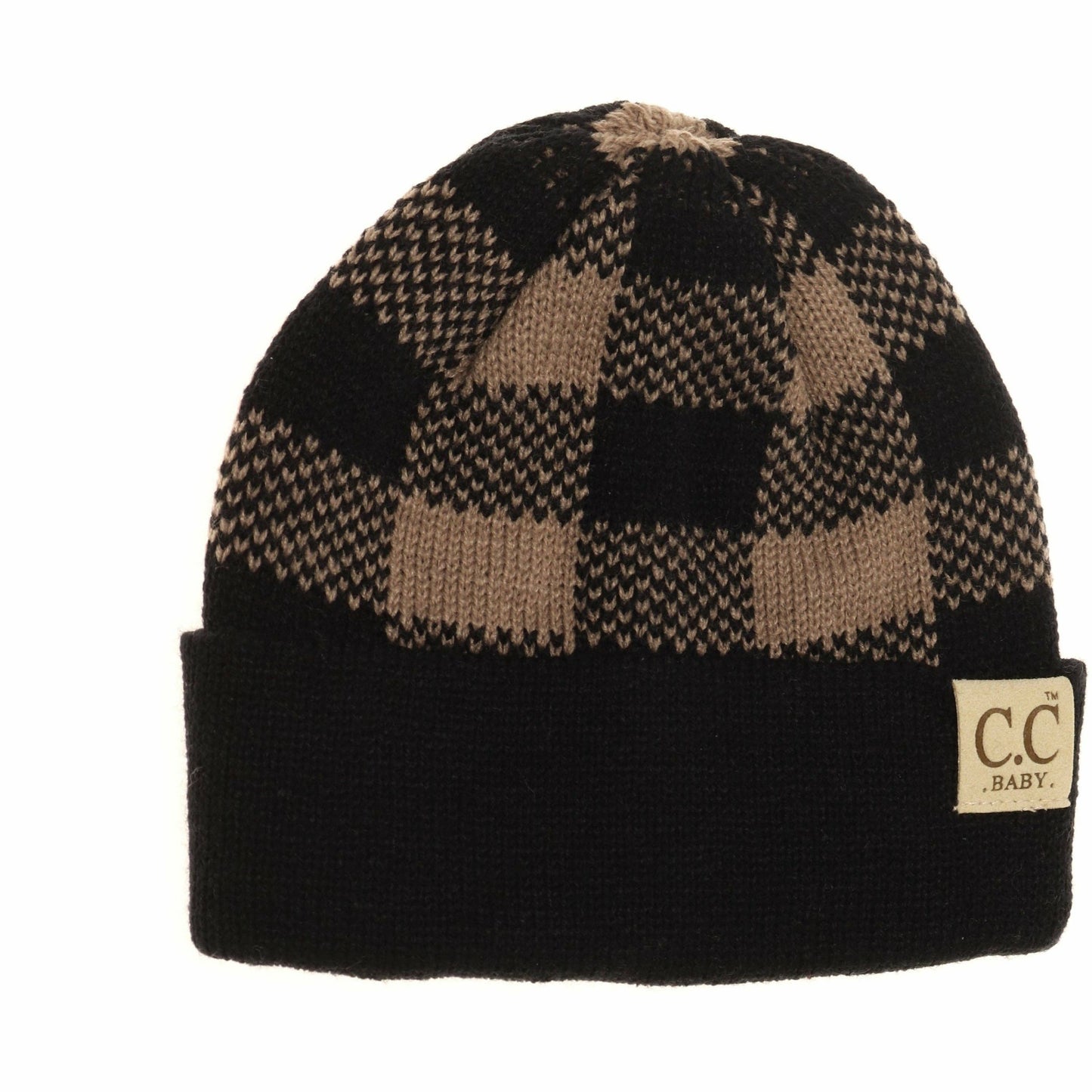 CC Newborn Plaid Beanie