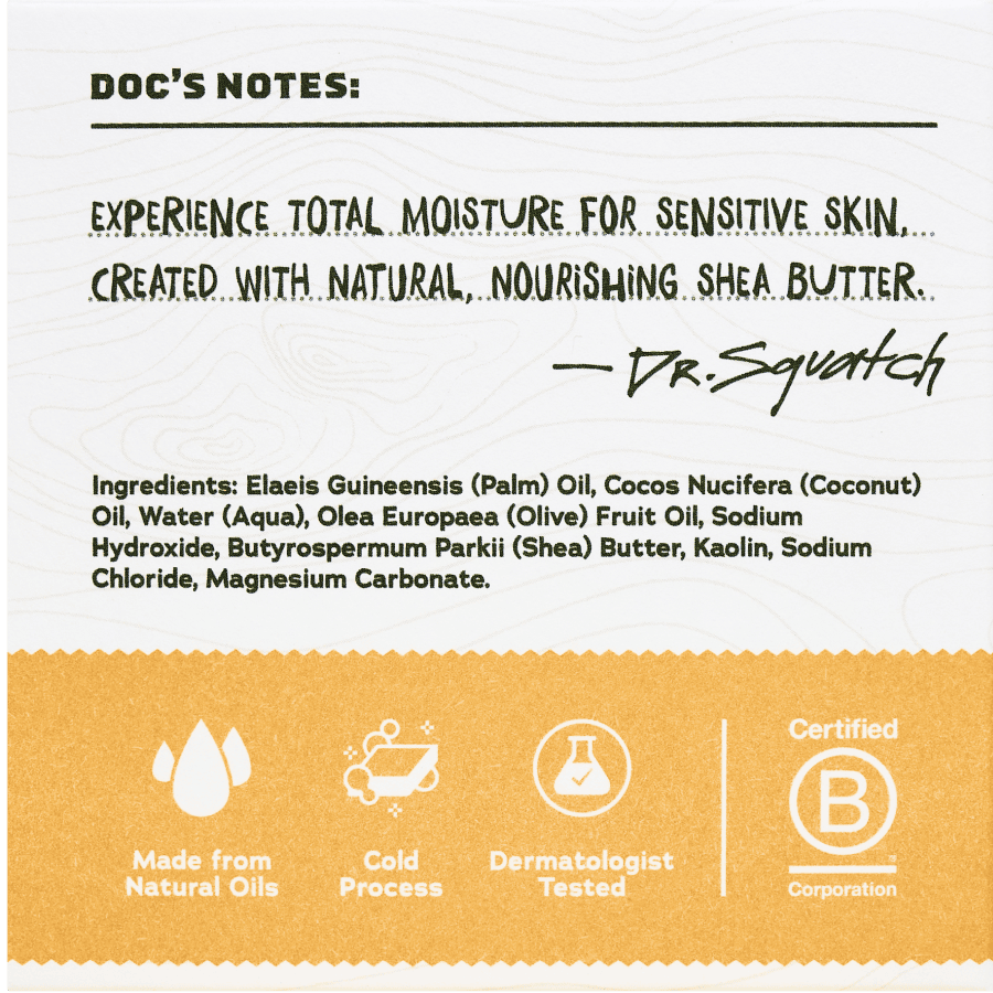 Dr. Squatch Total Moisture Shea Butter