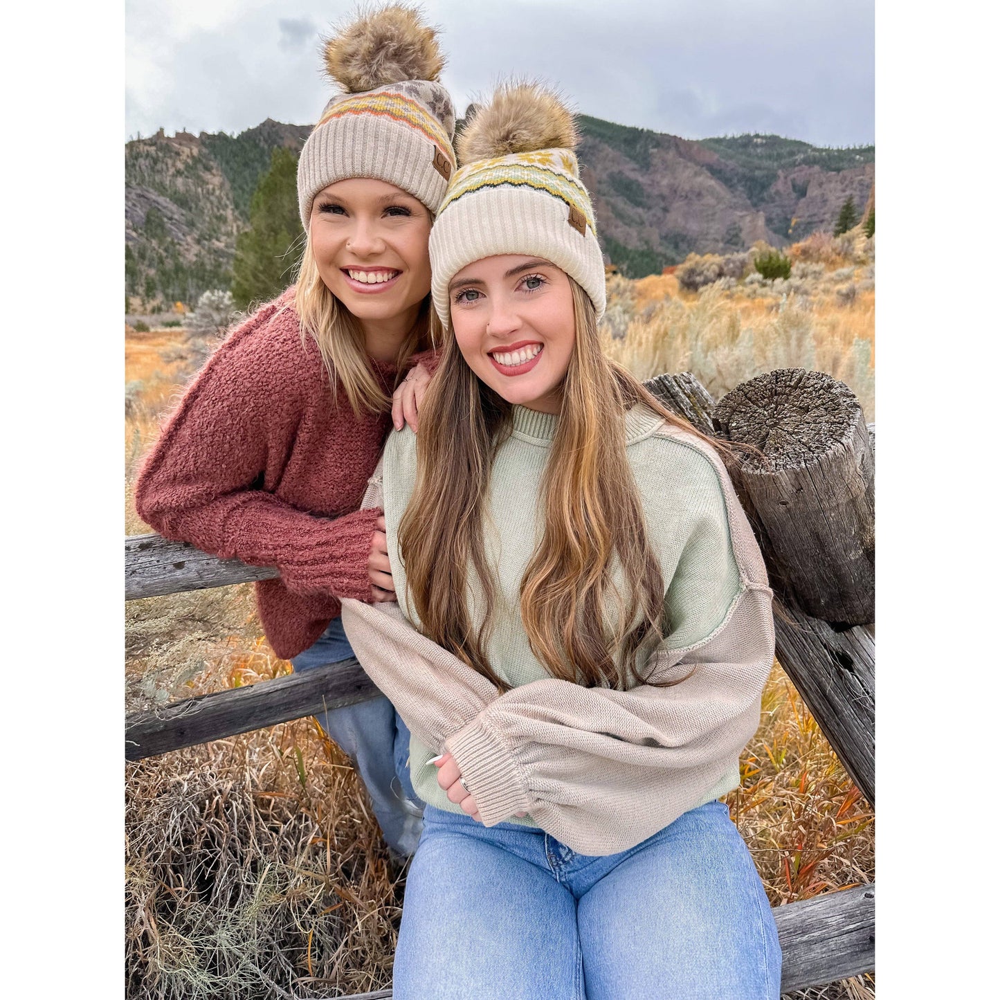 CC Beanie Fair Isle Print