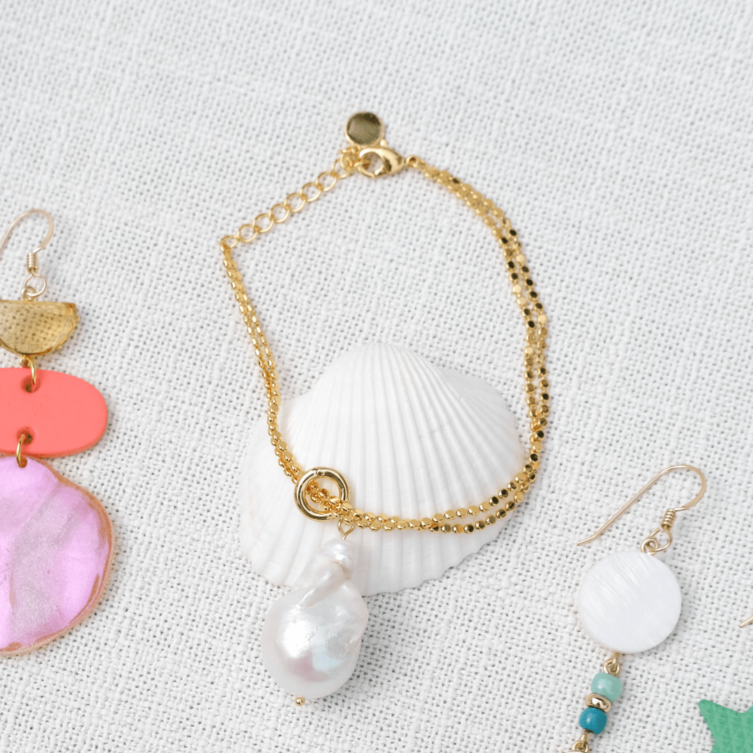 Baroque Oversized Pearl Charm