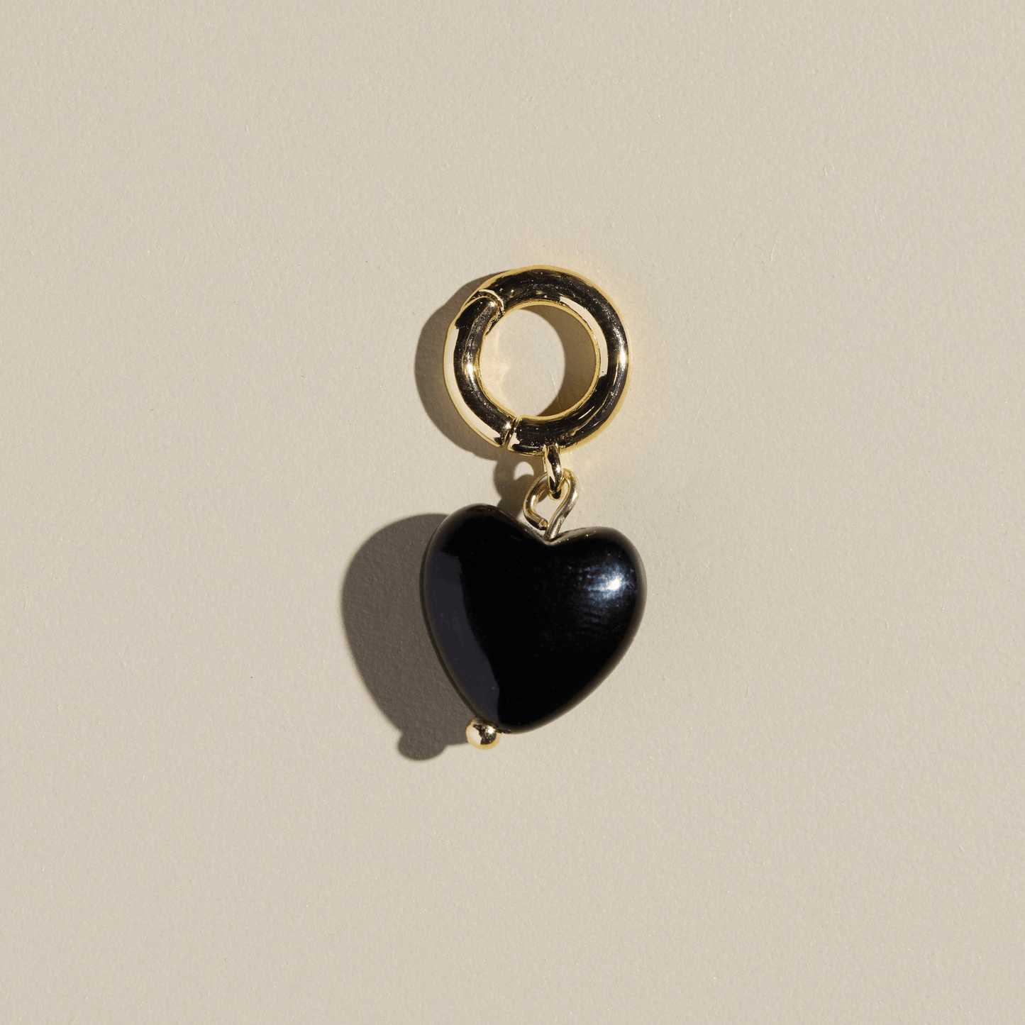 Black Heart Charm