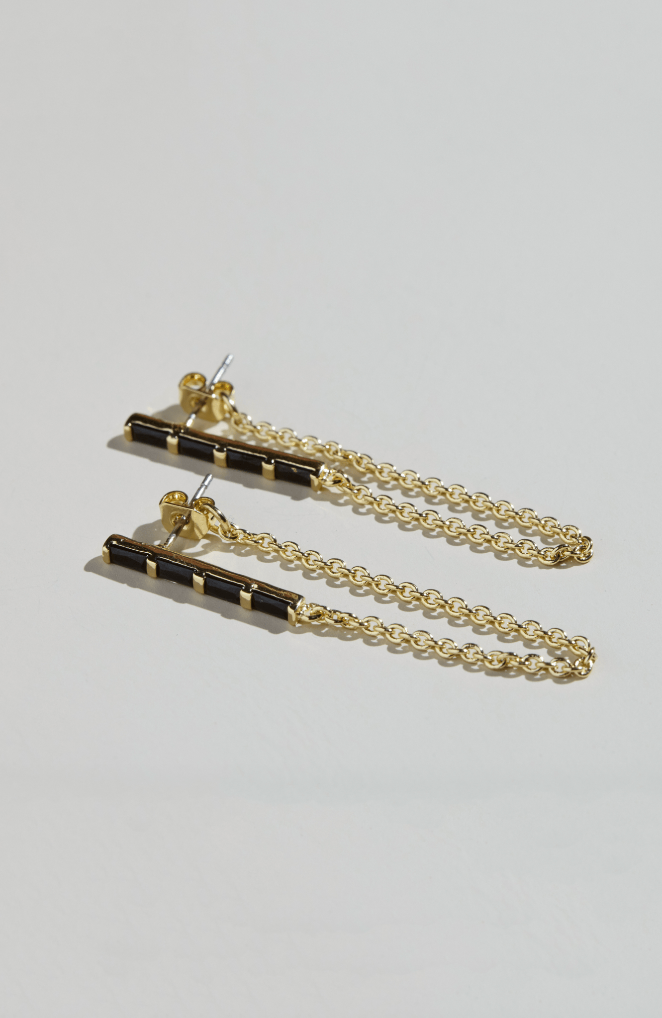 Black Lucia Statement Earrings