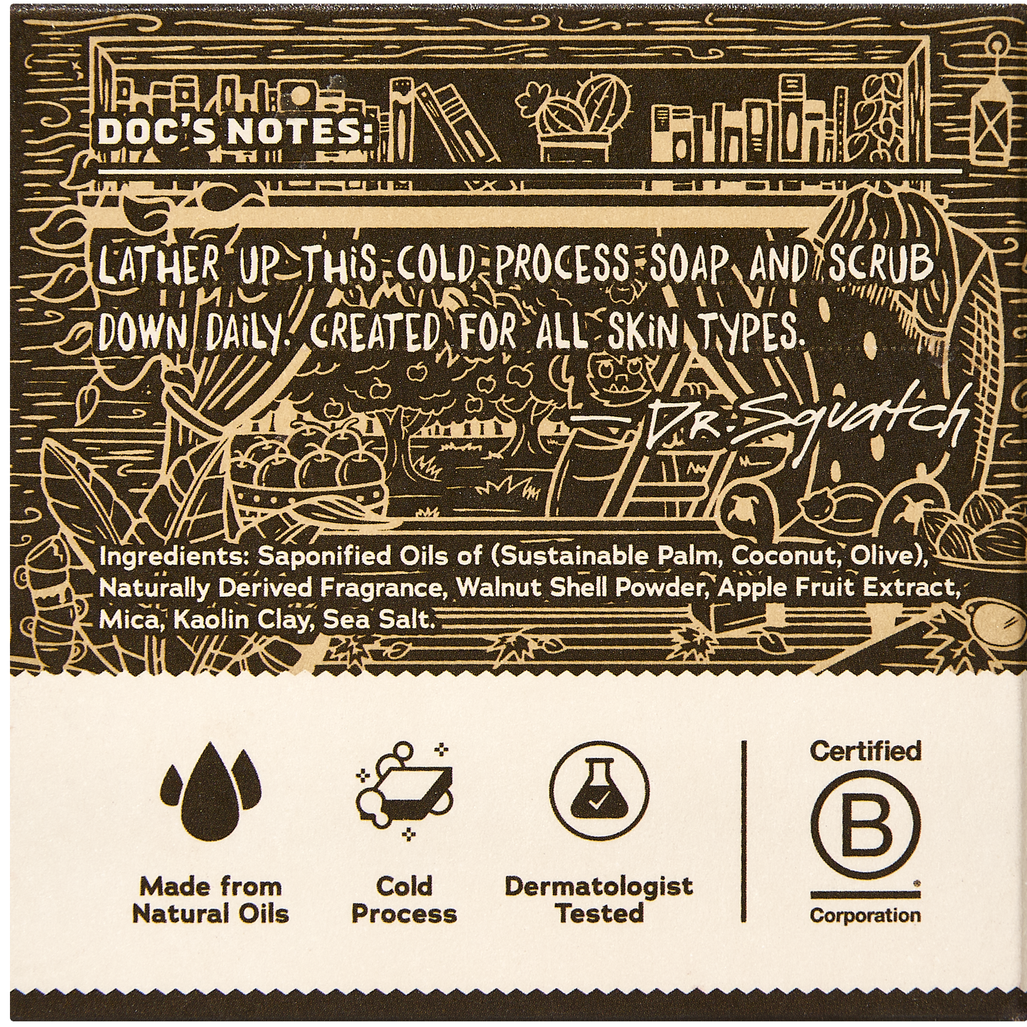 Dr.Squatch Flannel Forest Bar Soap