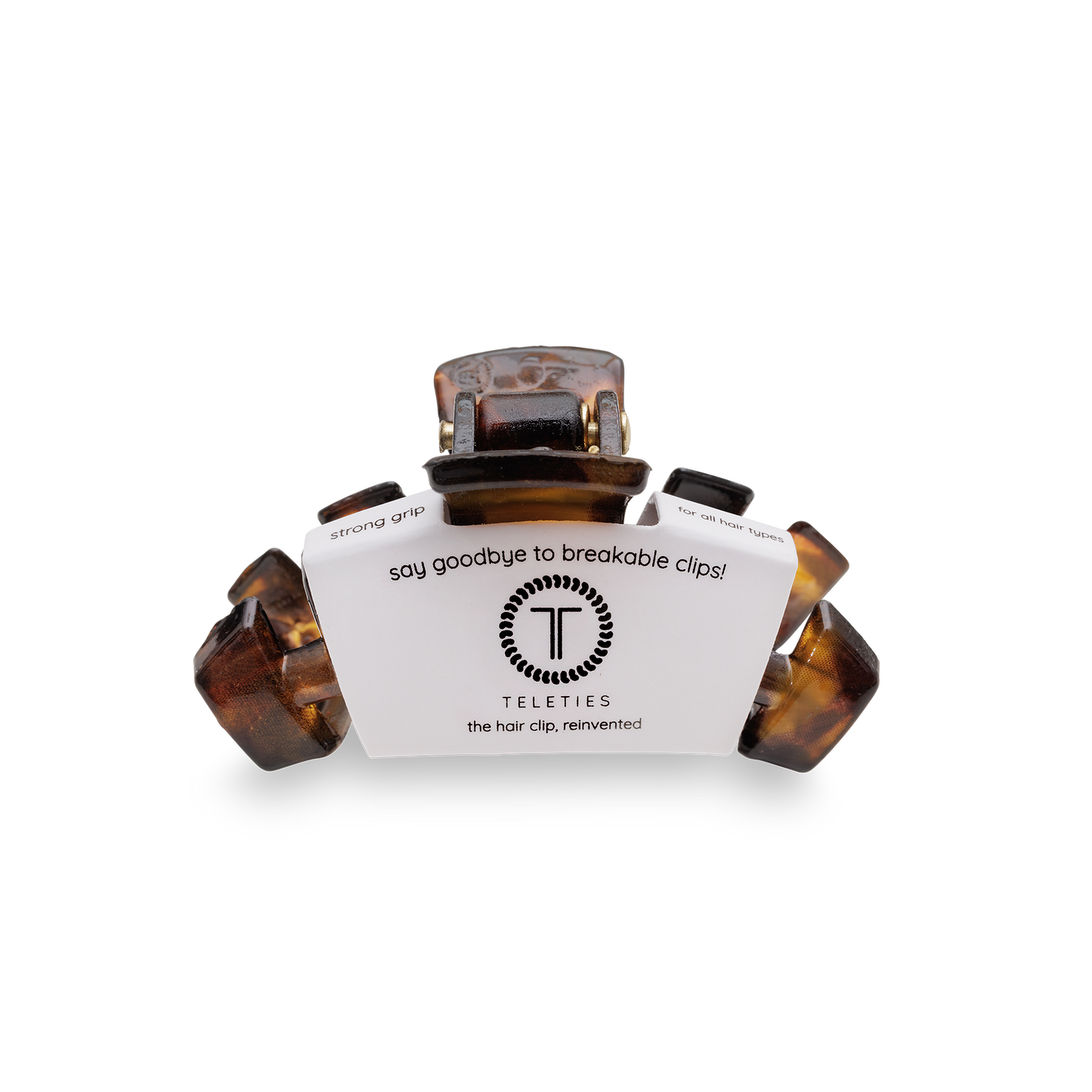Teleties Classic Tortoise Tiny Hair Clip