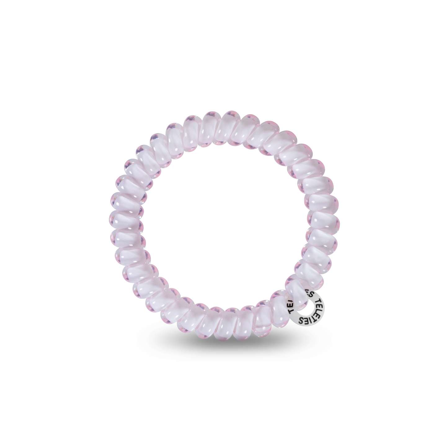 Teleties Spiral Hair Coils | Small | Rose Water Pink Hair Ties