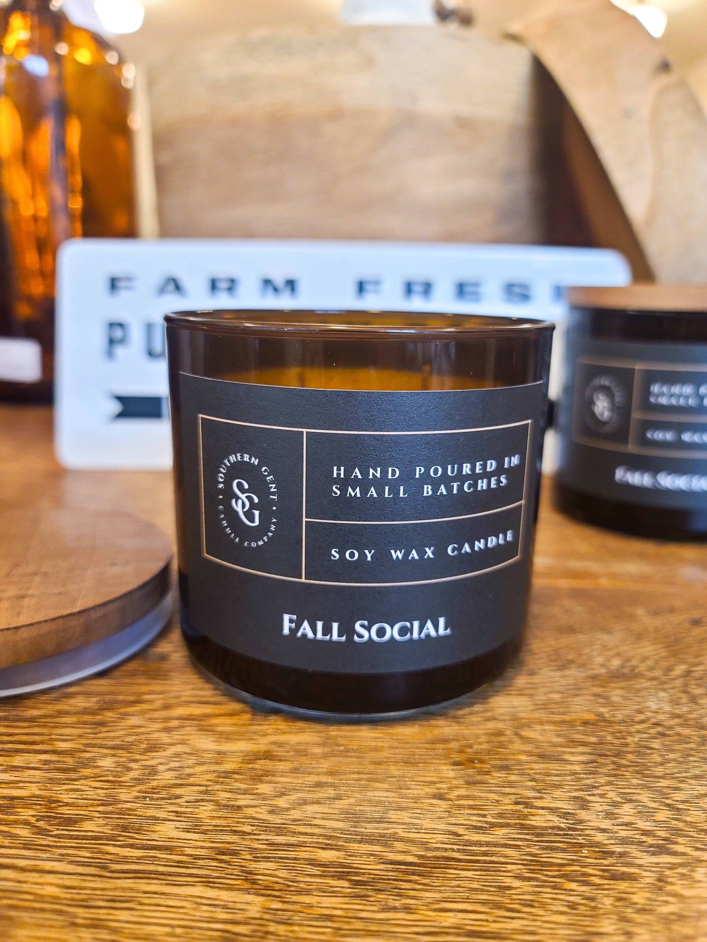 "Fall Social" Soy/Coconut Wax Candle
