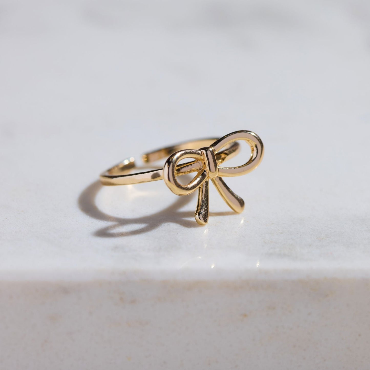 Gold Bow Ring