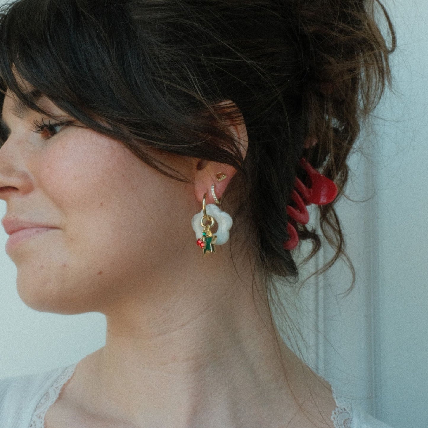 Gold Halo Hoops